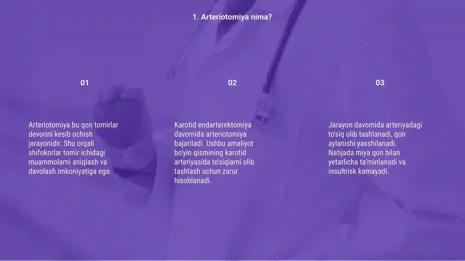Arteriotomiya.Karotid endarterektomiya 3