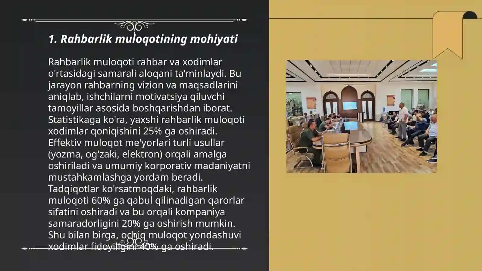 Rahbarlik muloqoti 3