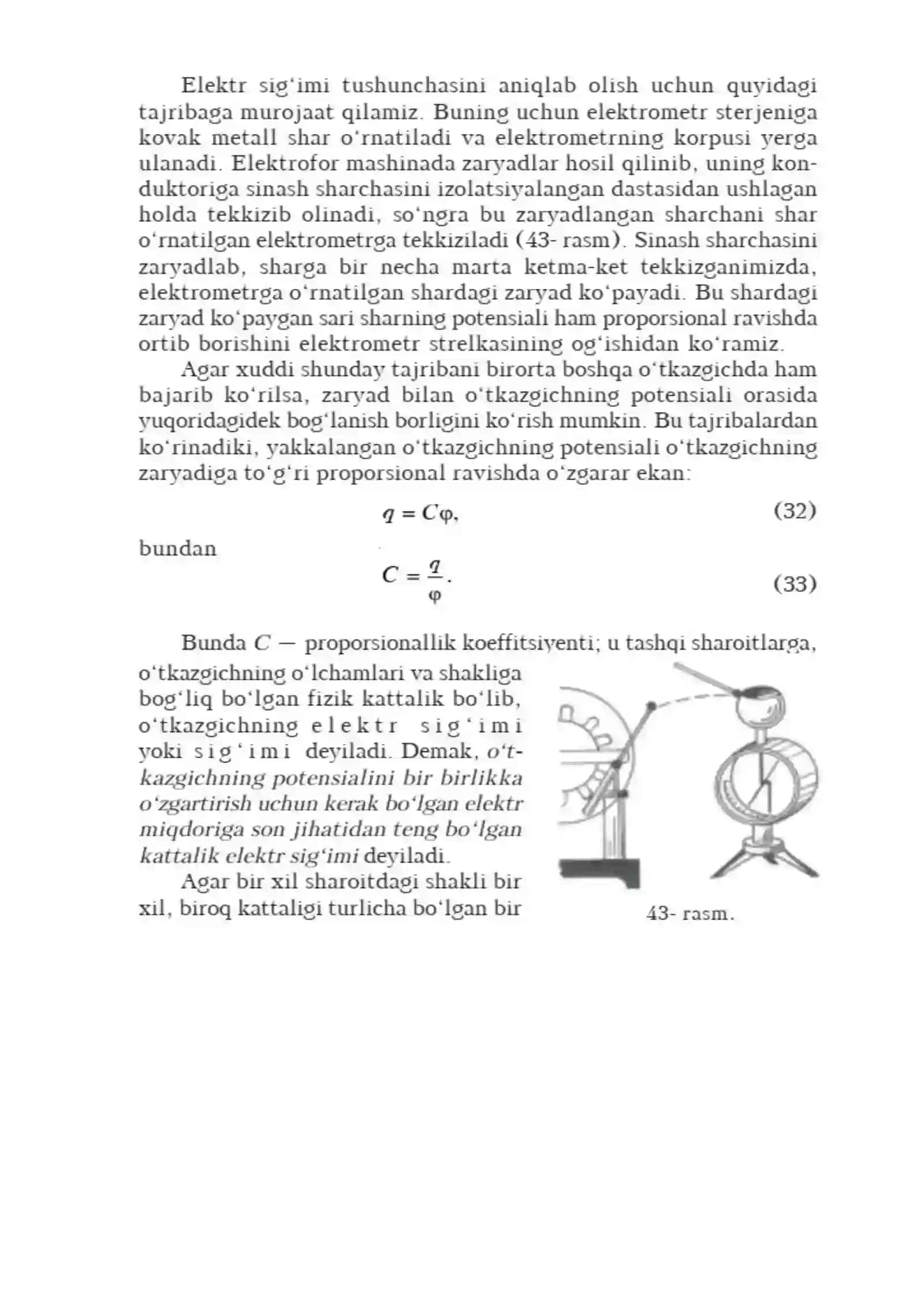 Elektr sig'im.Kondensatorlar 3