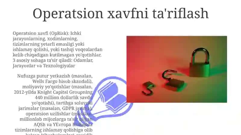 Operatsion risklar va ularni boshqarish 3