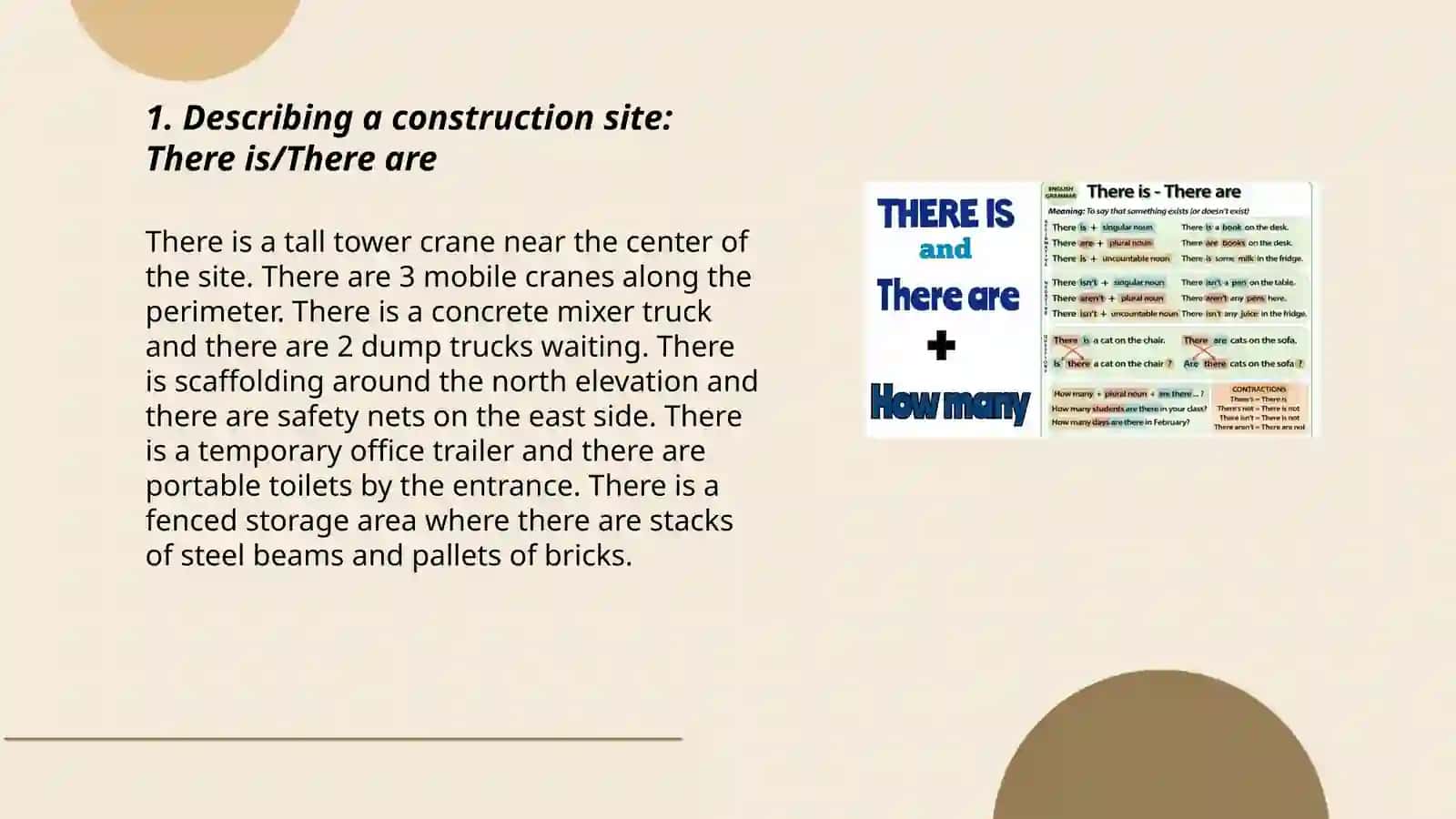 Construction,,there is,there are" 3
