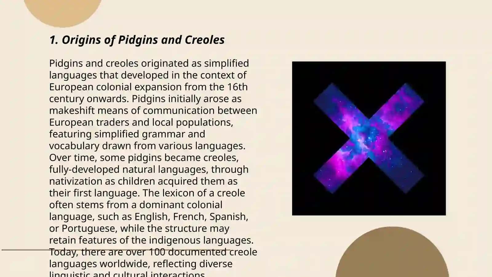 Pidgens and Creoles 3