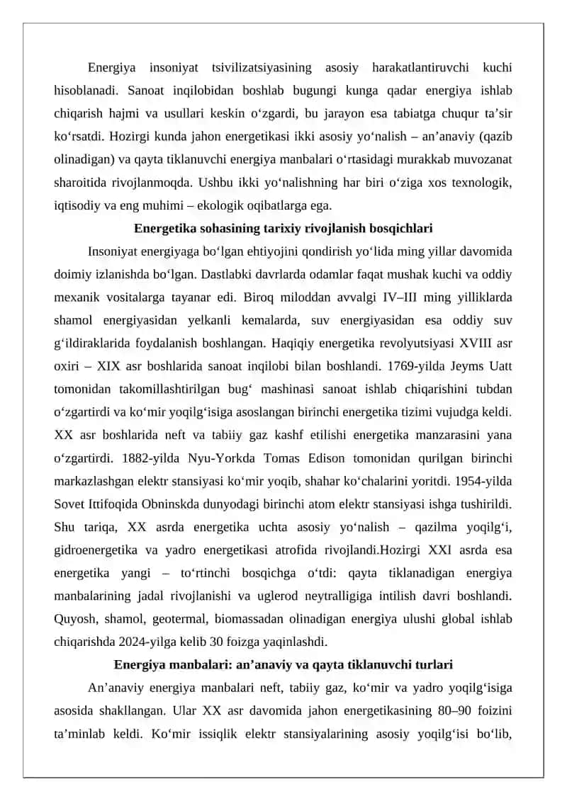 Energetika va atrof-muhit 3