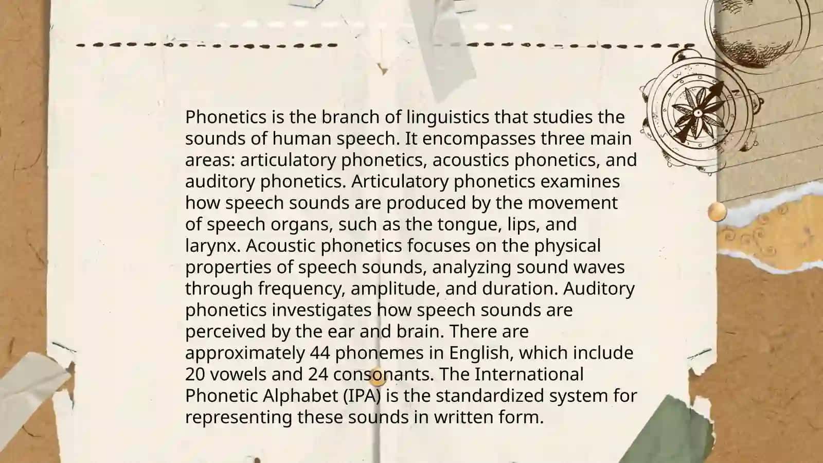 Phonetic Sounds and Speech Study 3