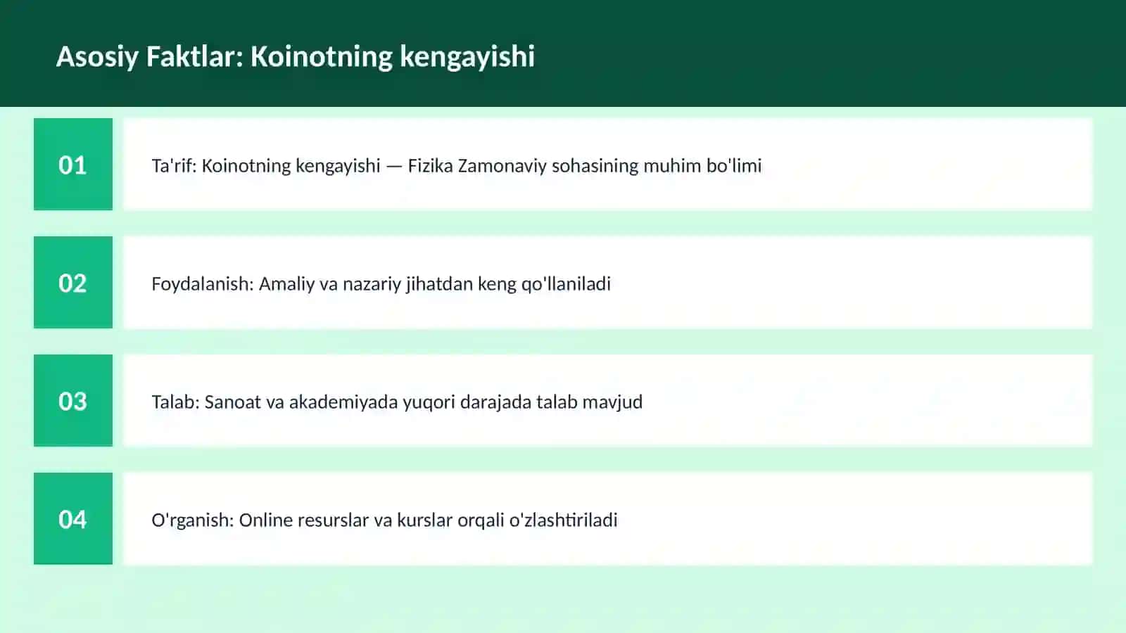 Koinotning kengayishi 3