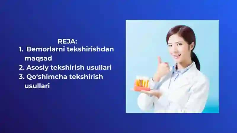 Bemorlarni zamonaviy tekshirish usullari 3