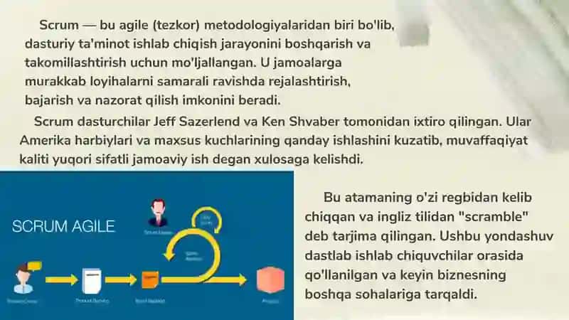 SCRUM METODALOGIYASI 3