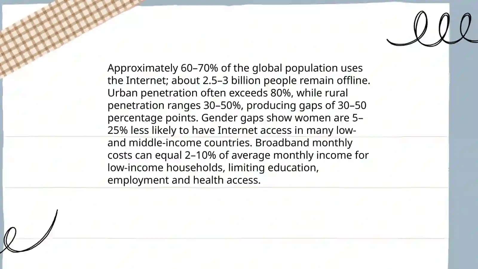 Global problems. Internet and ICT 3