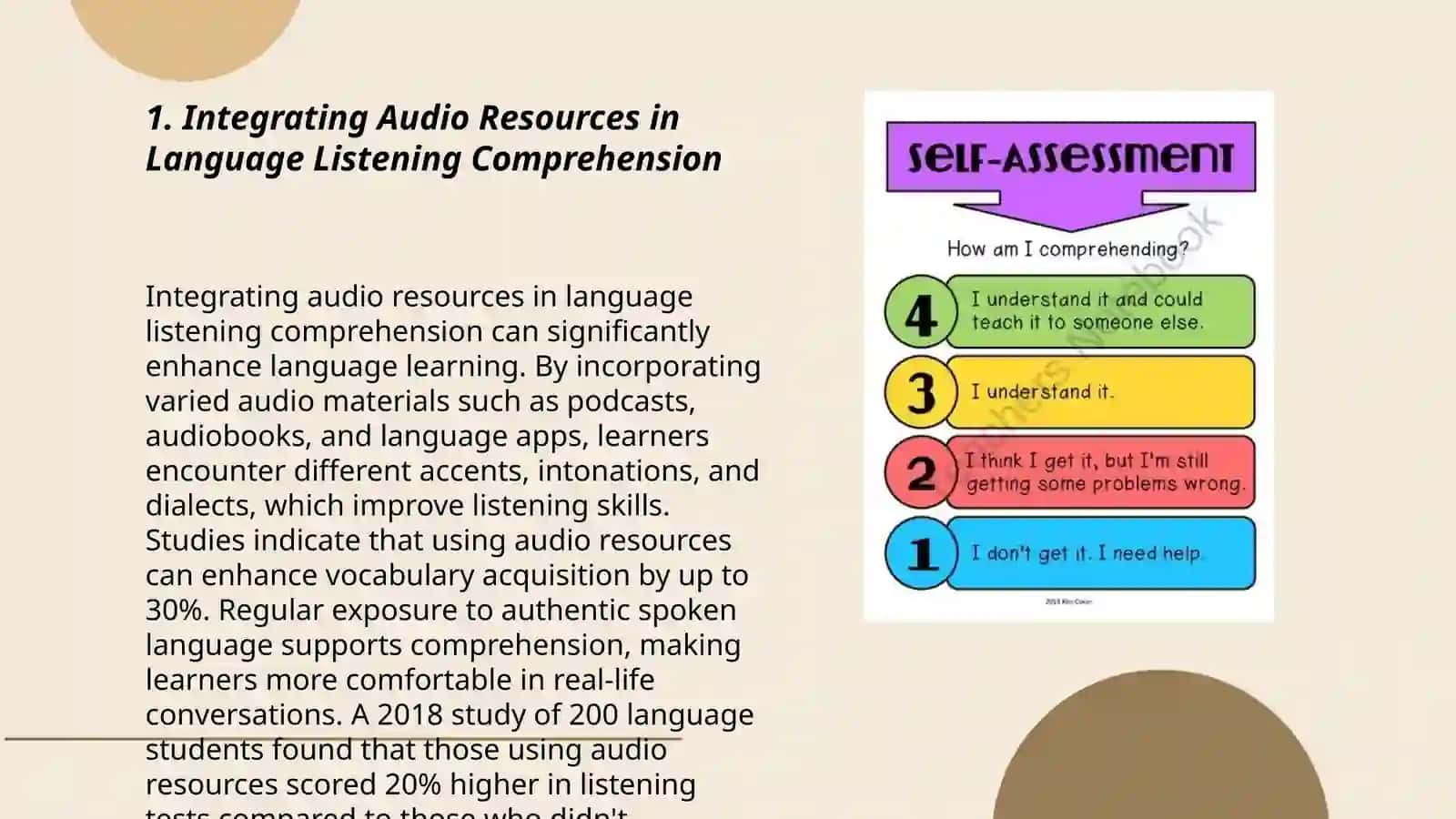 Using texts audio, video and other resources in English language teaching and assessment 3