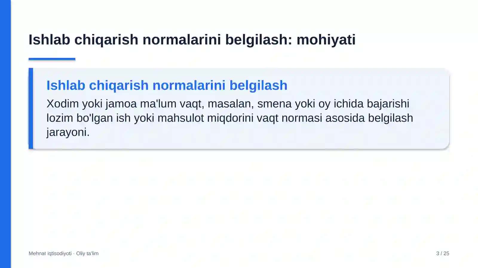 mikroelektronika sohasida ishlab chiqarish normalarini belgilash 4057 3