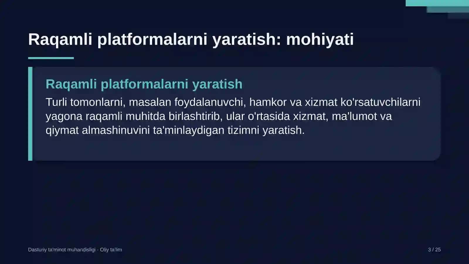Davlat-xususiy sheriklik loyihalarida raqamli platformalarni yaratish 3