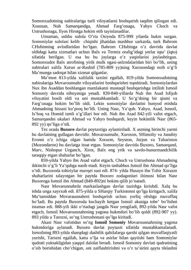 IX-XII asrlarda o’zbek davlatchiligi 3