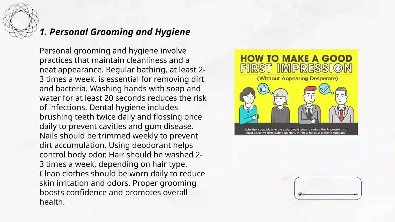 Personal Grooming and Hygiene 3