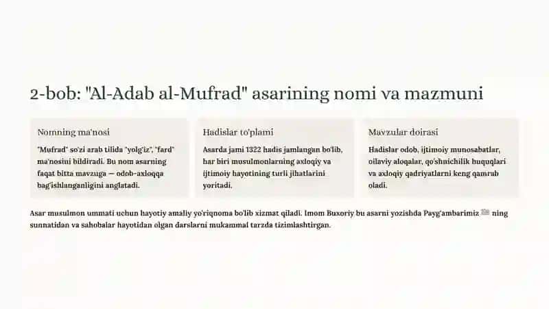 Al-Adab al-Mufrad 3
