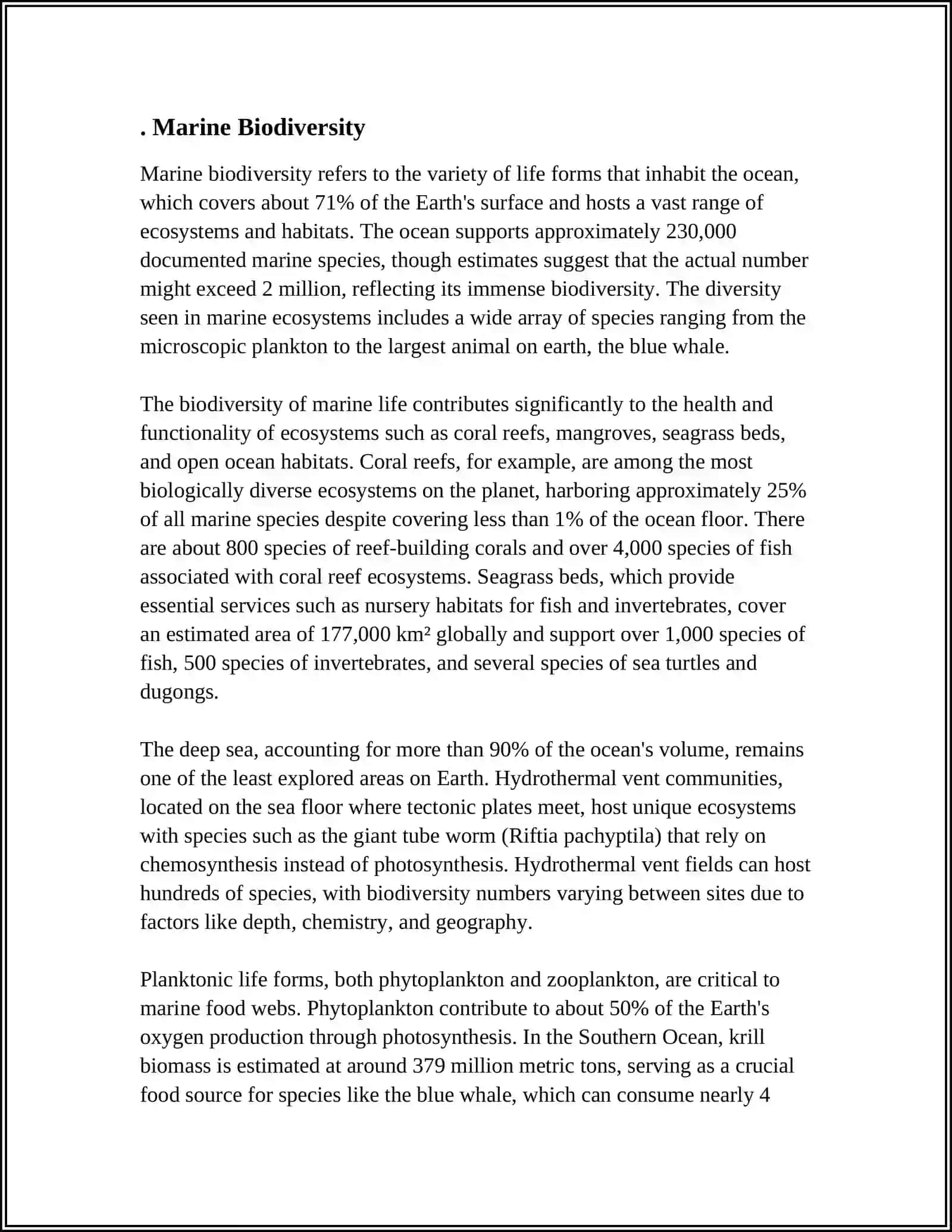 Marine Biodiversity 3