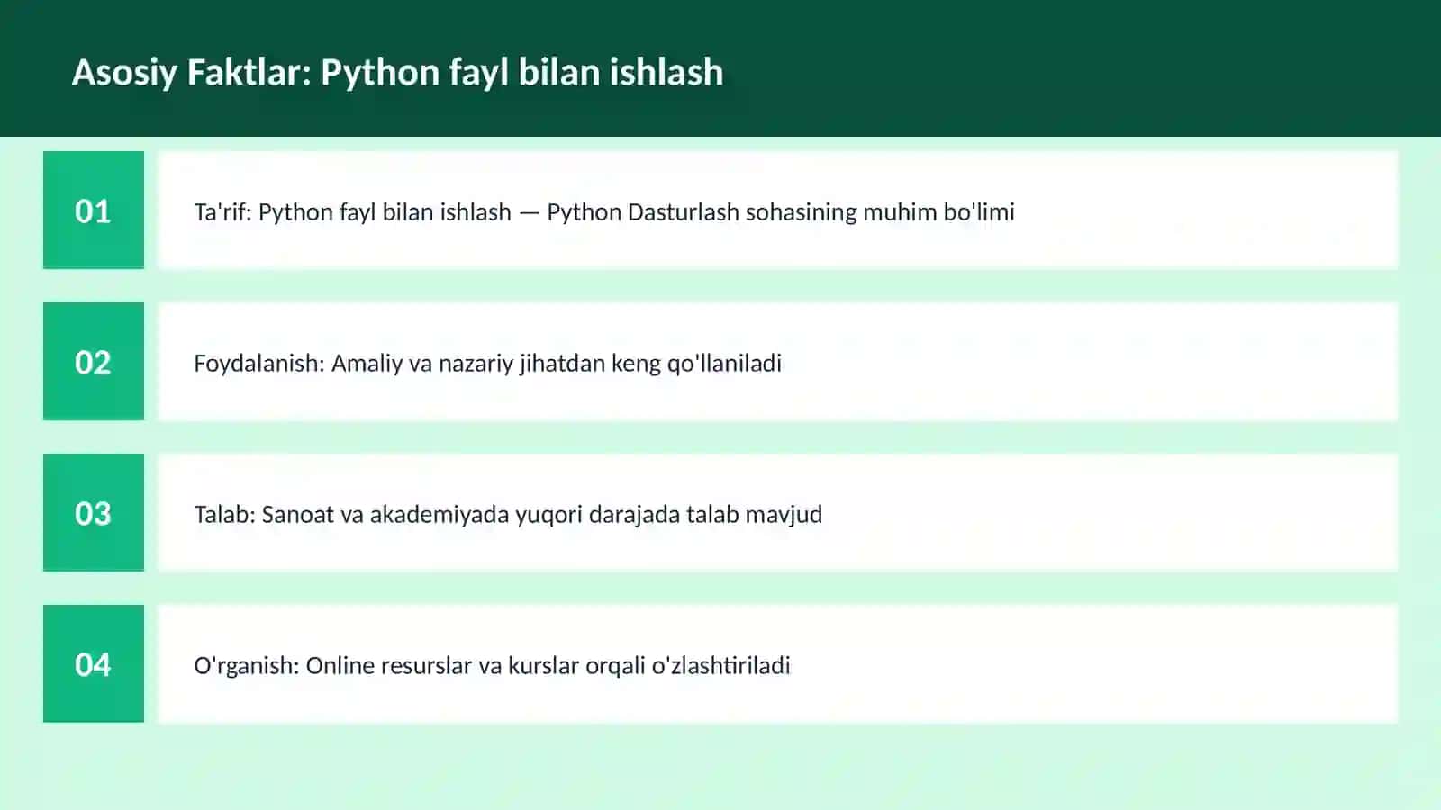 DASTURLASH | PYTHON DASTURLASH 3