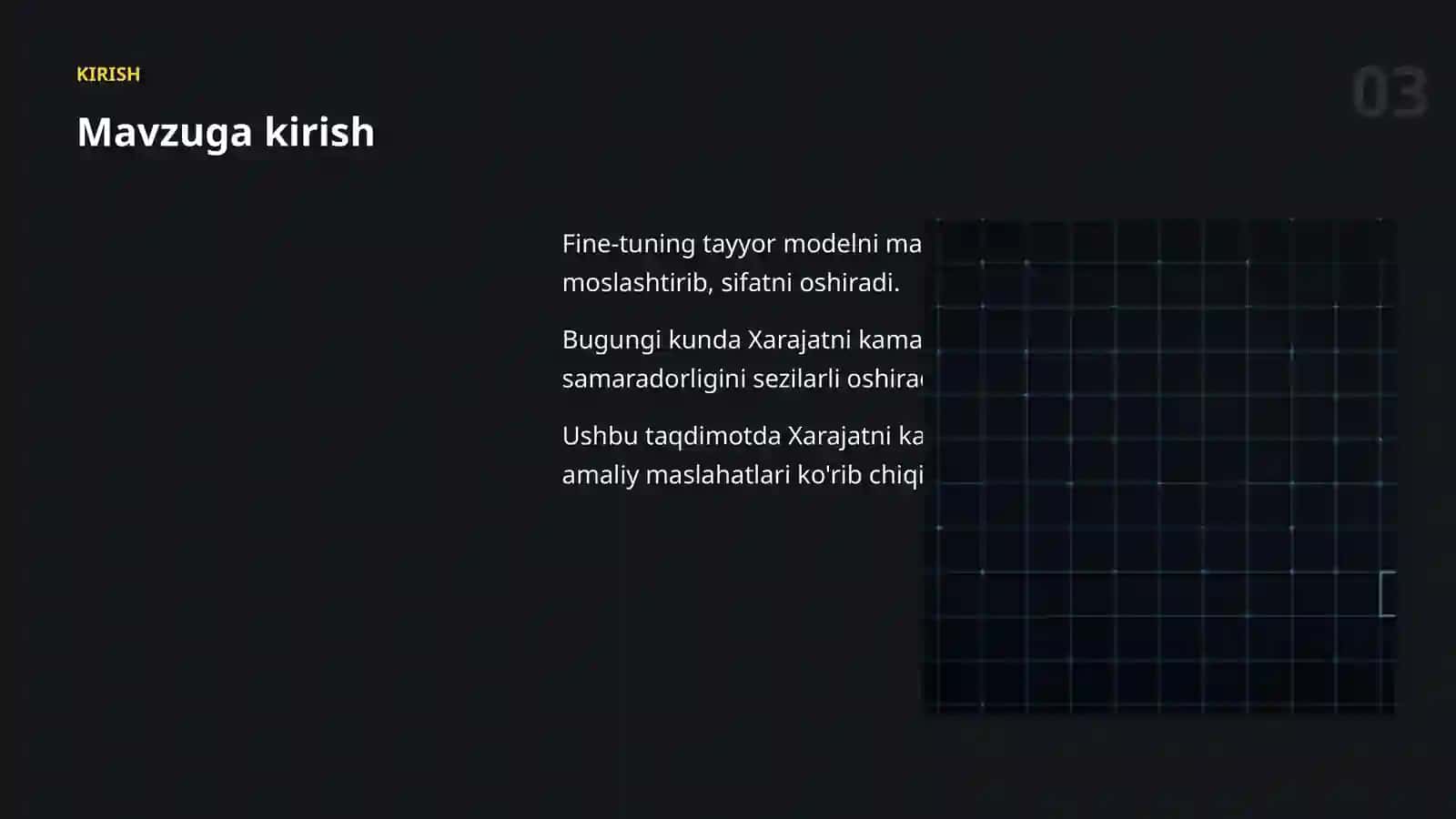 MODELLARNI SOZLASH (FINE-TUNING) 3