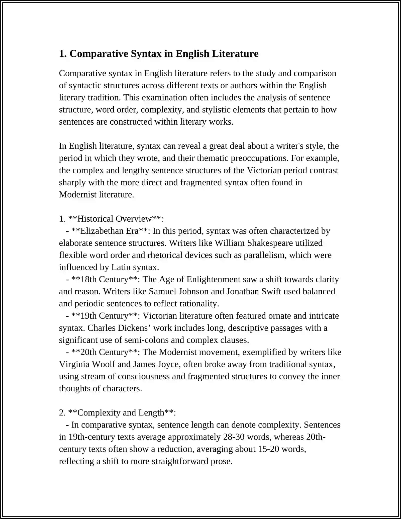 Theme: COMPARING SYNTACTICAL STRUCTURES THROUGH A STYLISTIC LENS 3