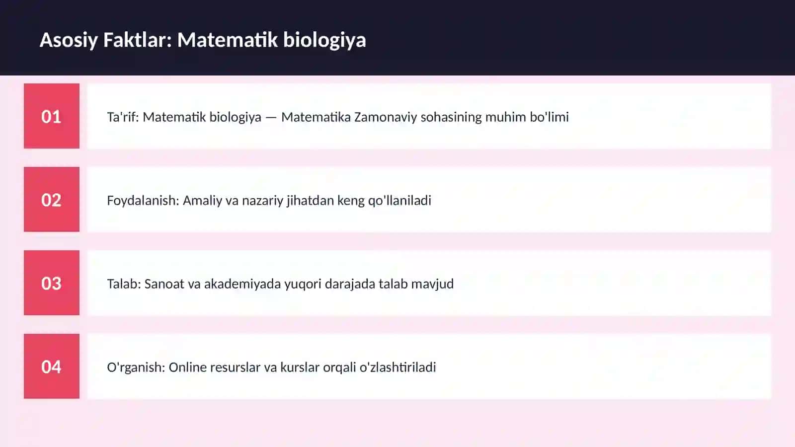 Matematik biologiya 3