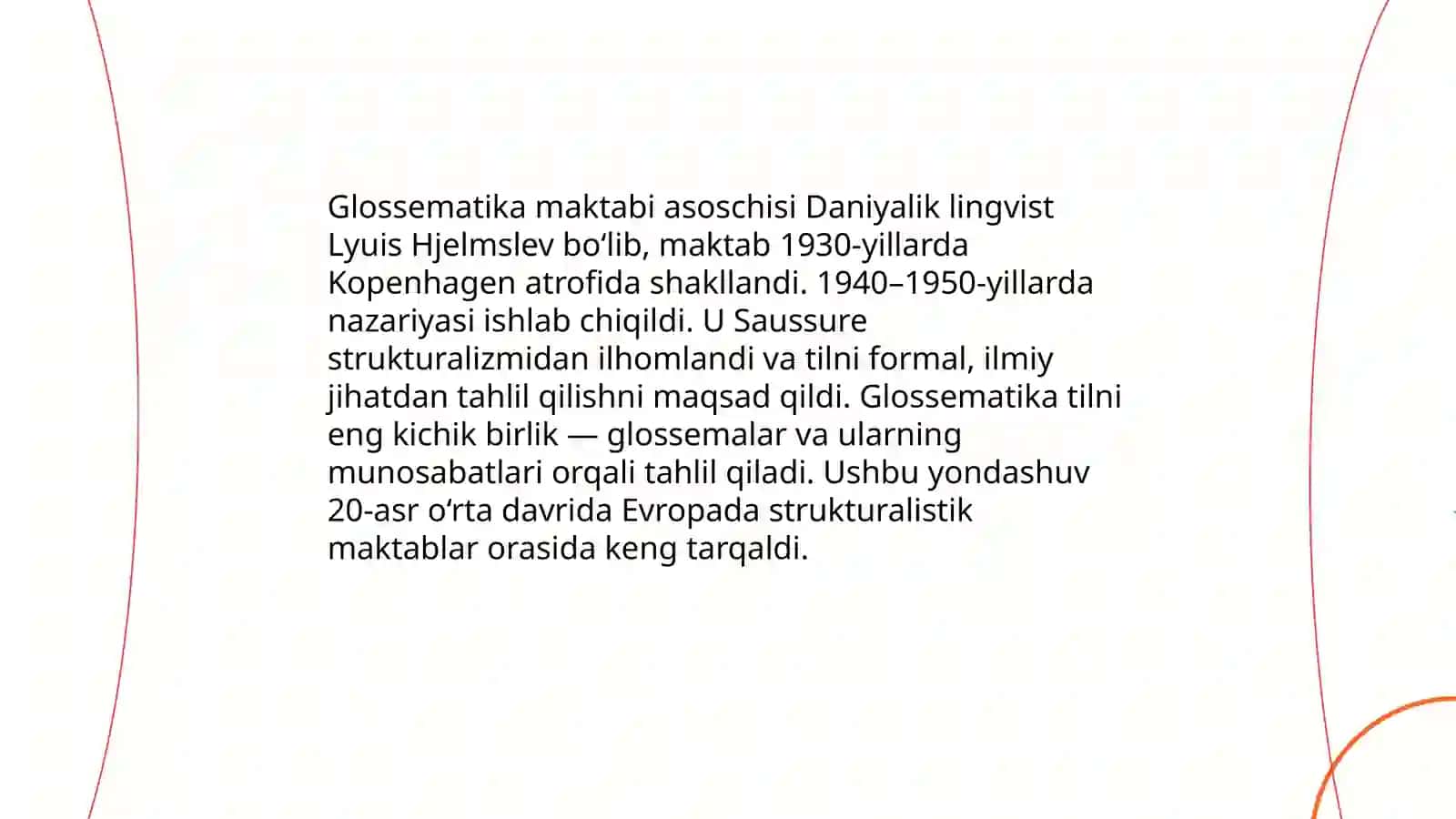 Glossematika maktabi ta'limoti 3