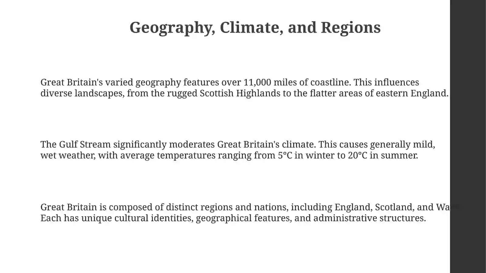Geography, Climate, and Regions 3