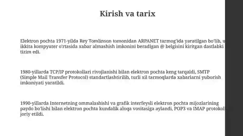 Internet electron pochta xizmatlari 3