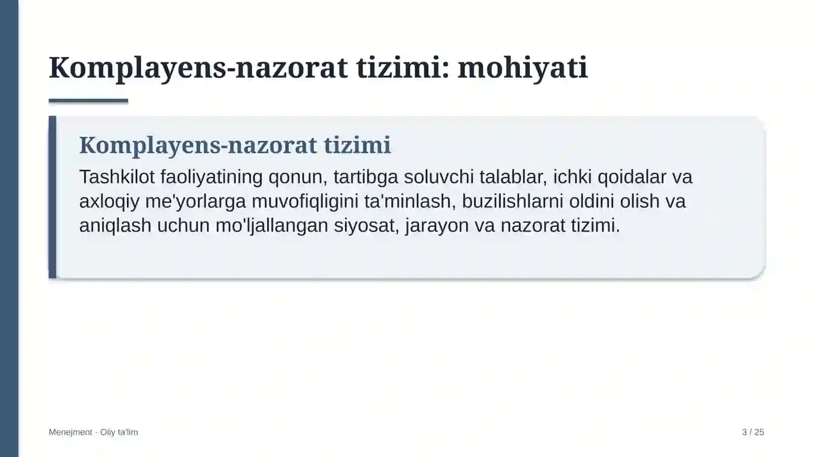 ovchilik turizmida komplayens nazorat tizimi 6456 3
