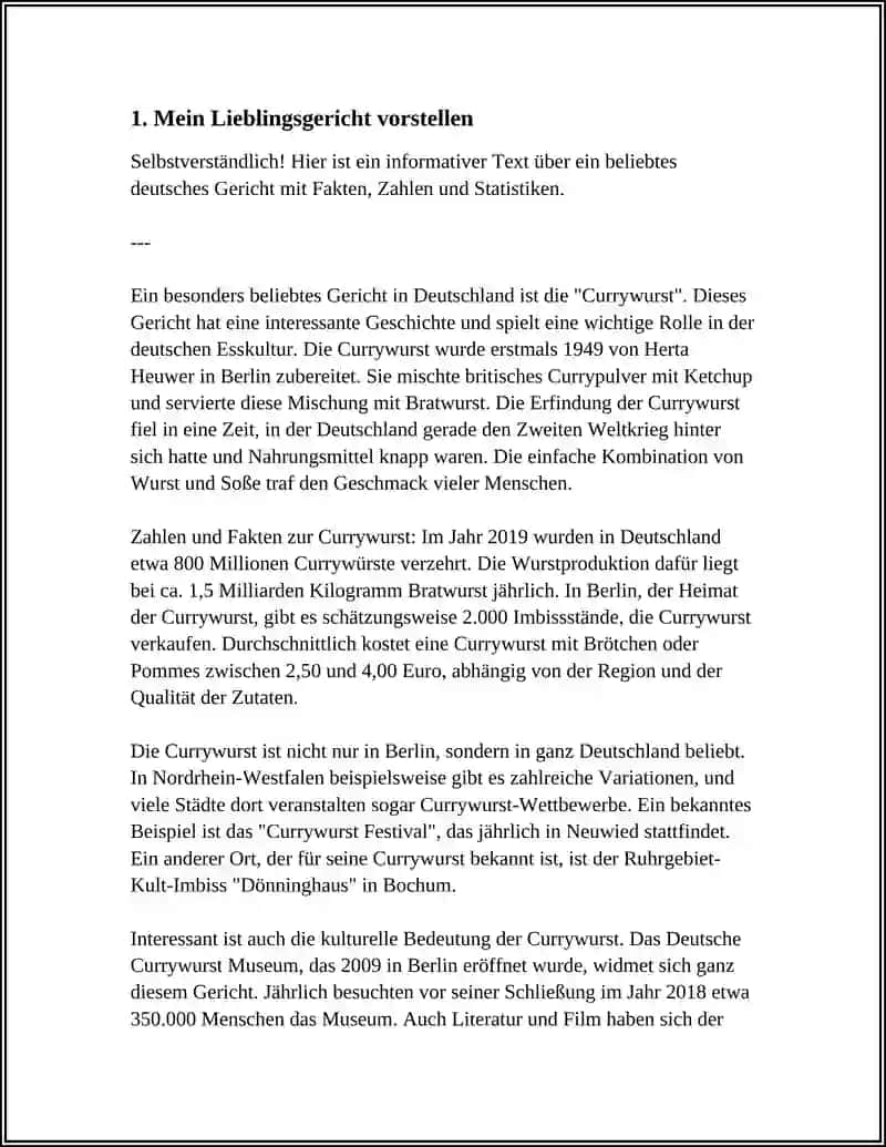 MEIN LIEBLINGSESSEN 3
