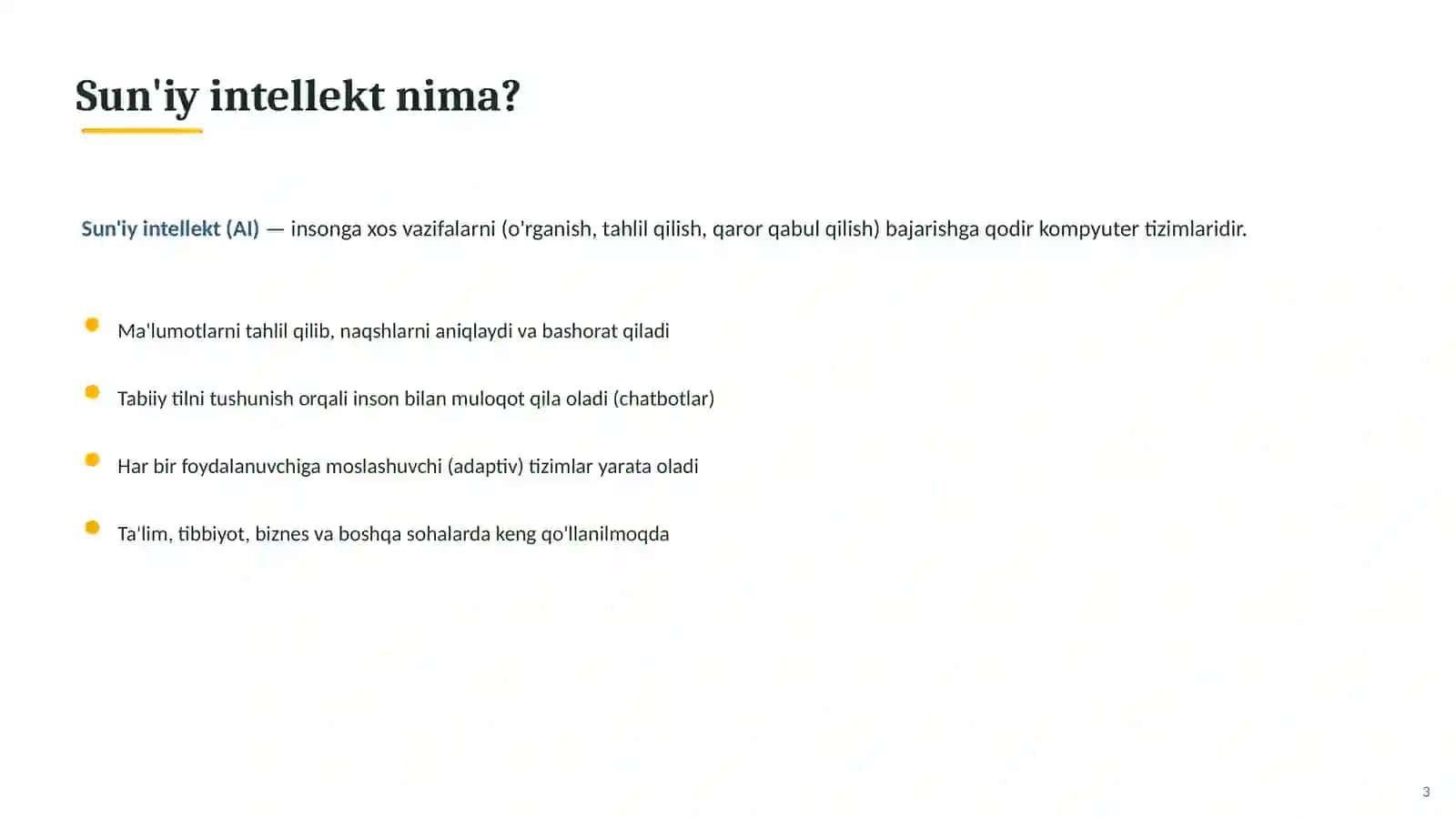 Sun'iy intellekt va ta'lim 3