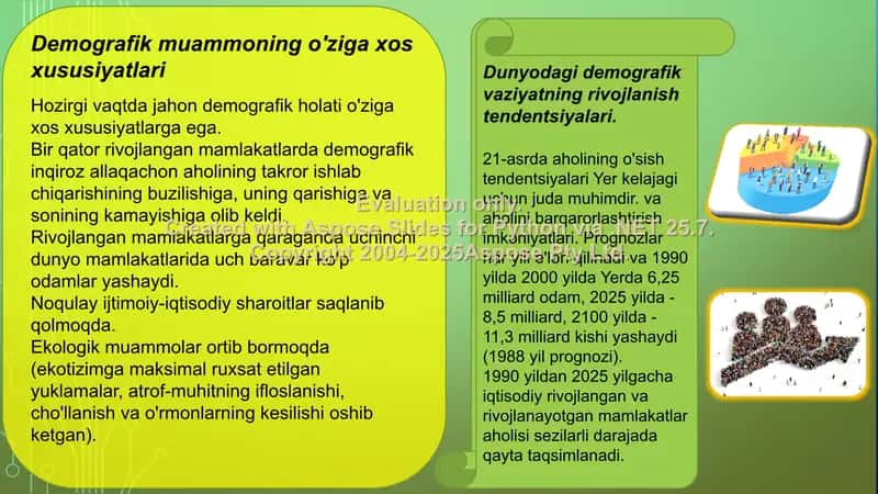 Dunyodagi Demografik Muammolar 3