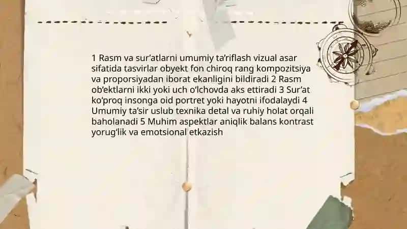 Rasm va sur’atlarni tasvirlash 3