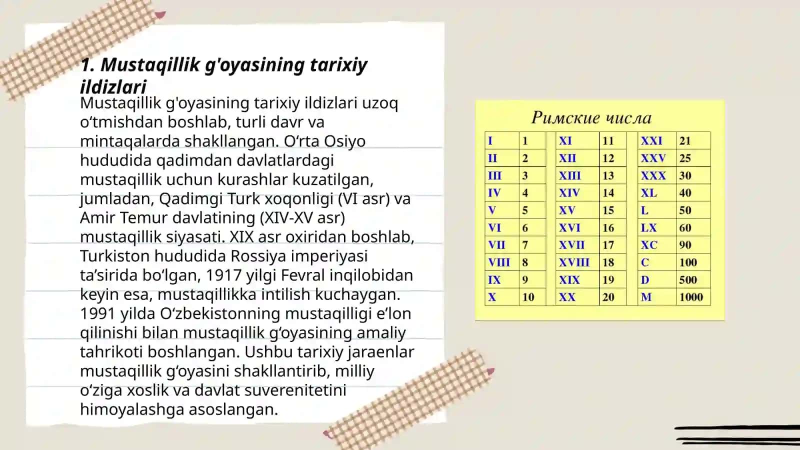 Mustaqillik g'oyasining tarixiy ildizlari 3