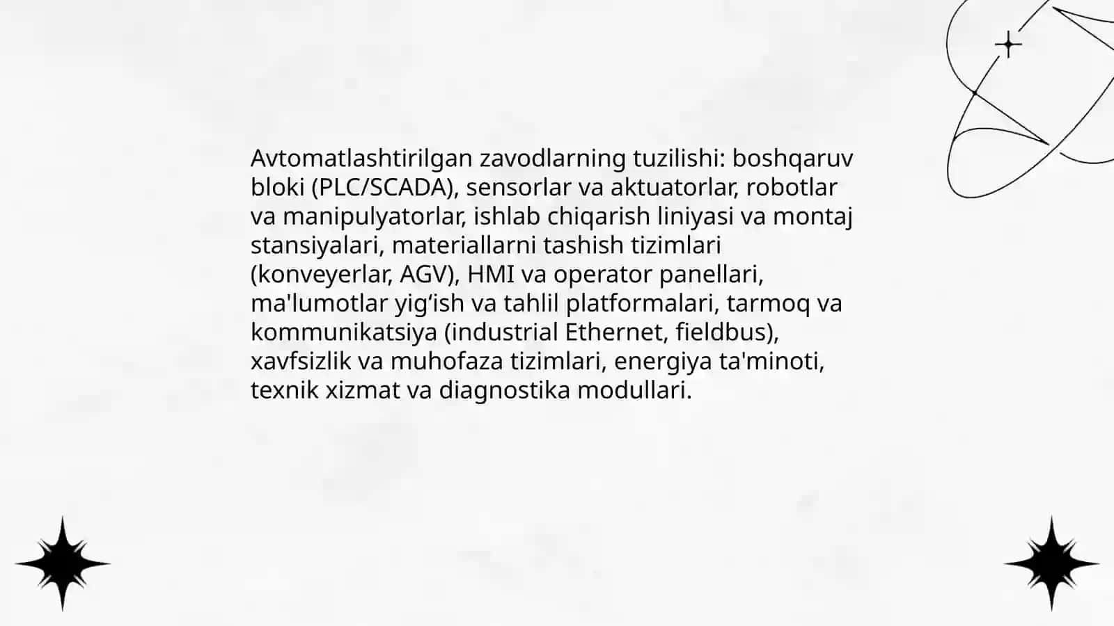 Avtomatlashtirilgan zavodlar 3
