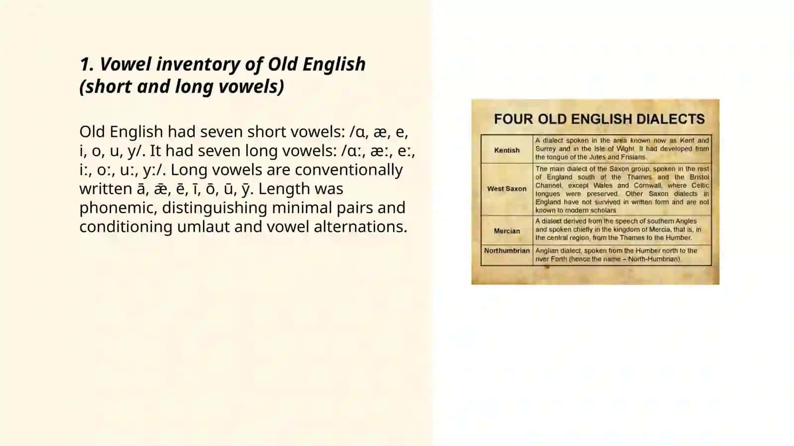 Old English phonetics 3