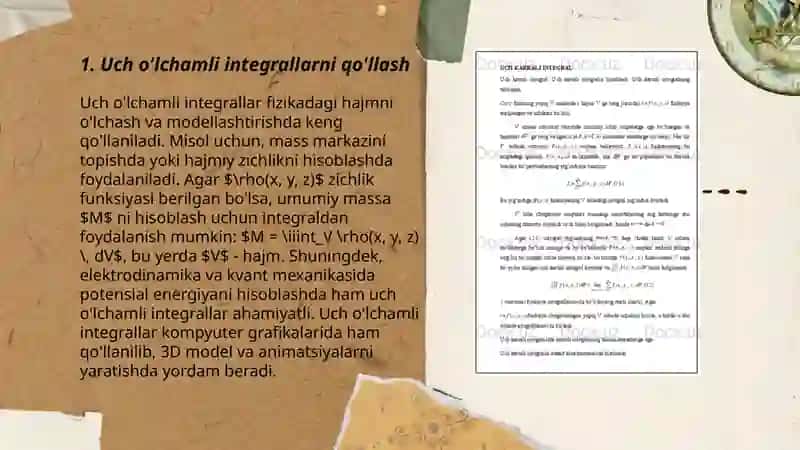 Uch karrali integral 3