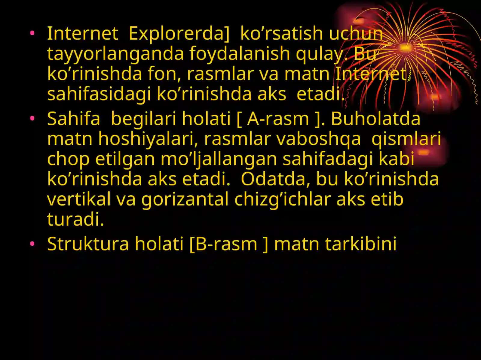 3-dars Wordda matn yozish qoidalari 3