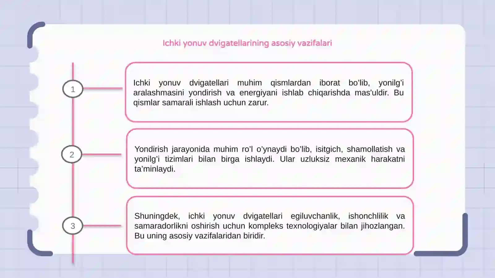 Ichki yonuv dvigatellari tuzilishi 3