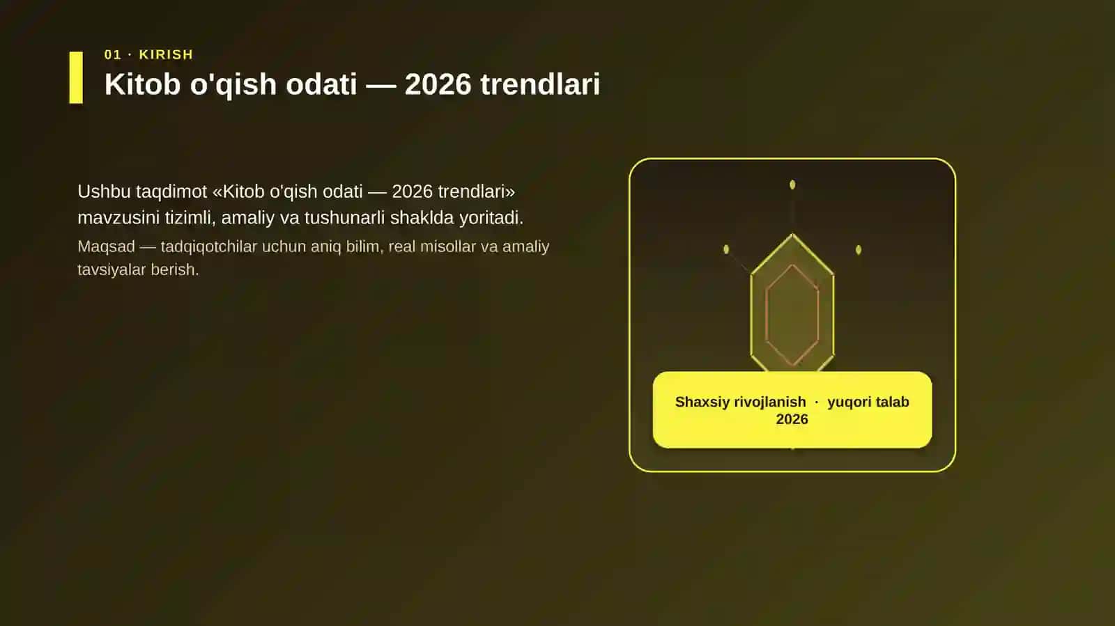 Kitob o'qish odati — 2026 trendlari 3