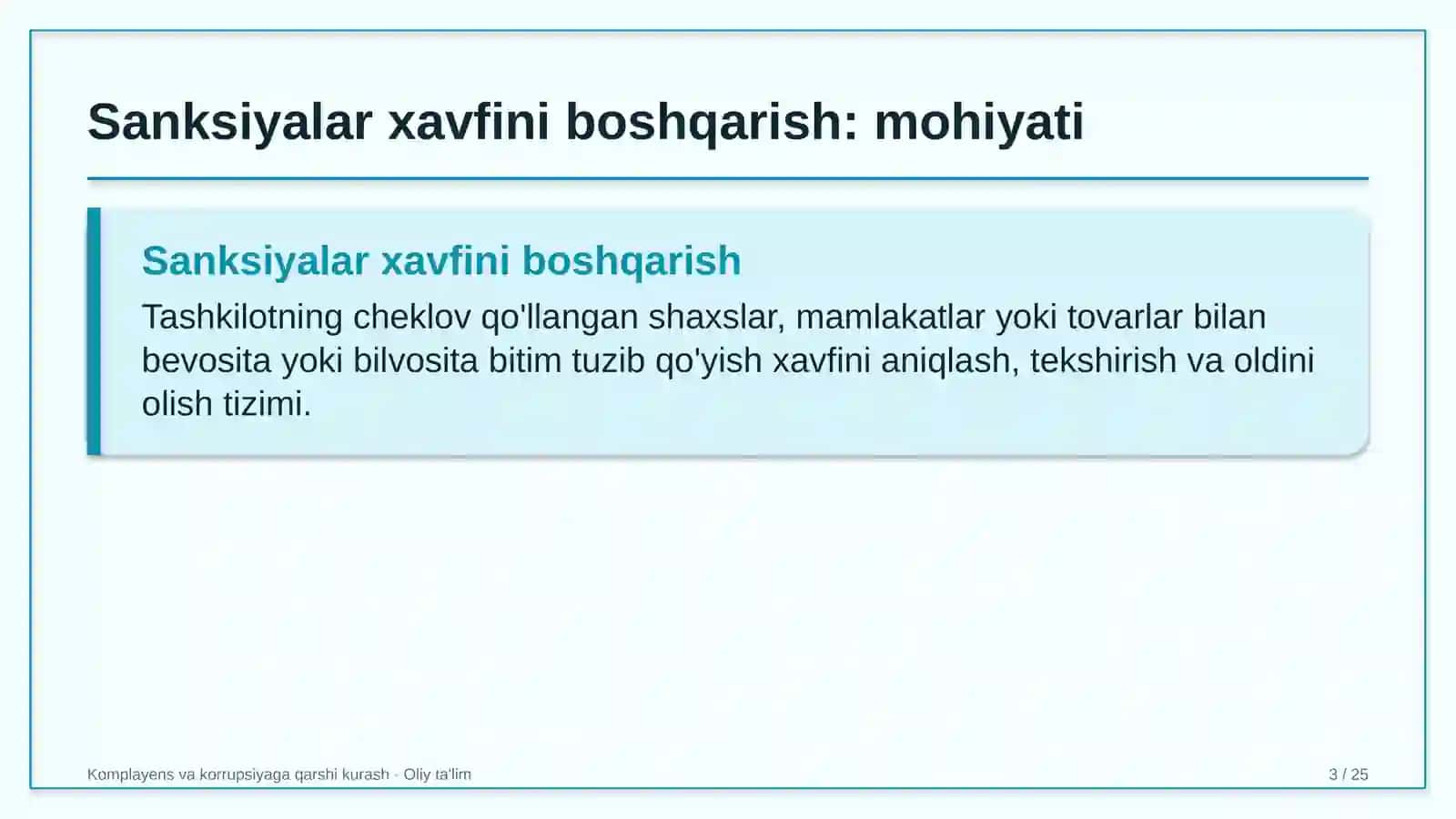 Inklyuziv ta'limda sanksiyalar xavfini boshqarish 3