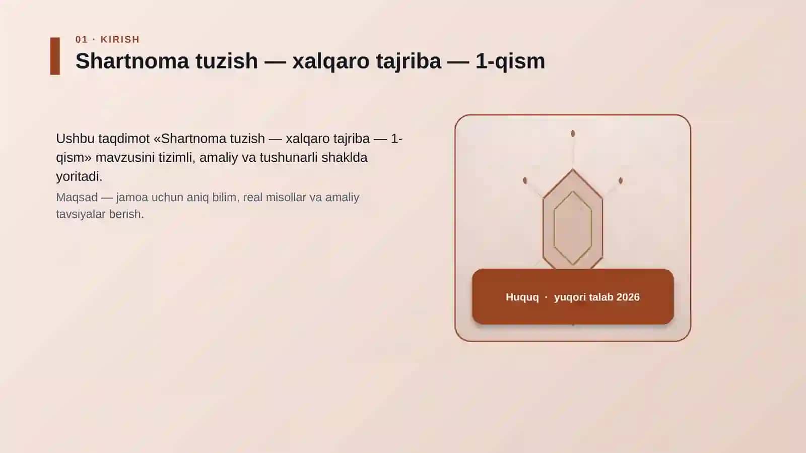 Shartnoma tuzish — xalqaro tajriba — 1-qism 3