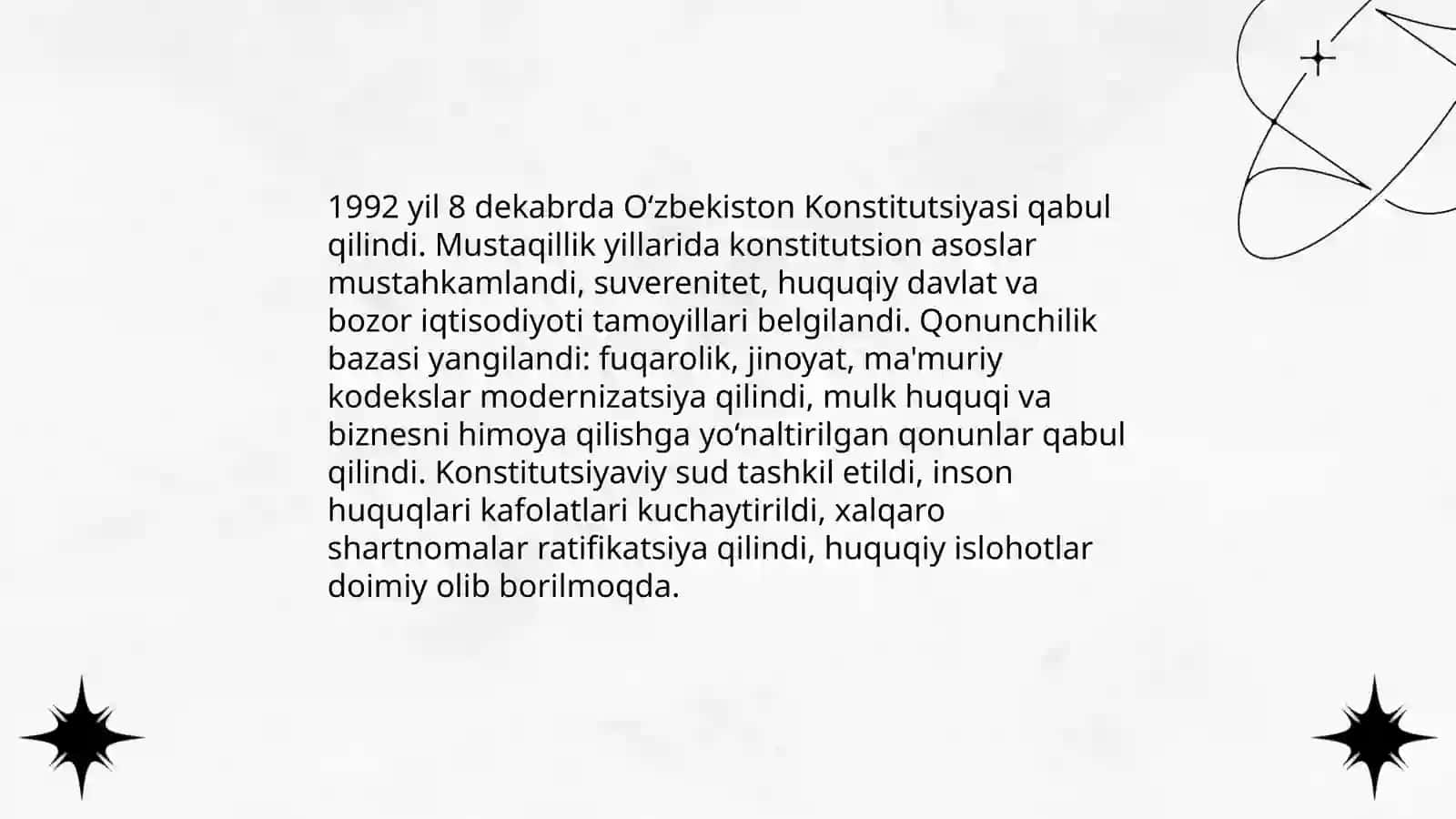 Mustaqillik davrida ozbekistonni rivojlanishlari 3