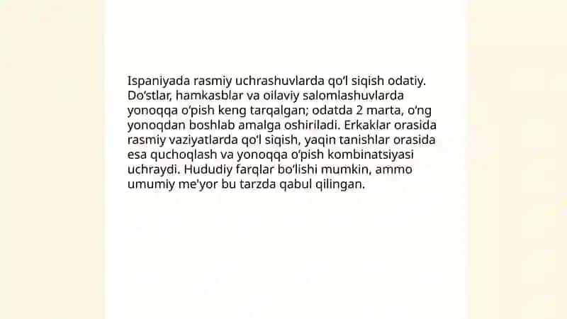 Salomlashish Odatlari 3