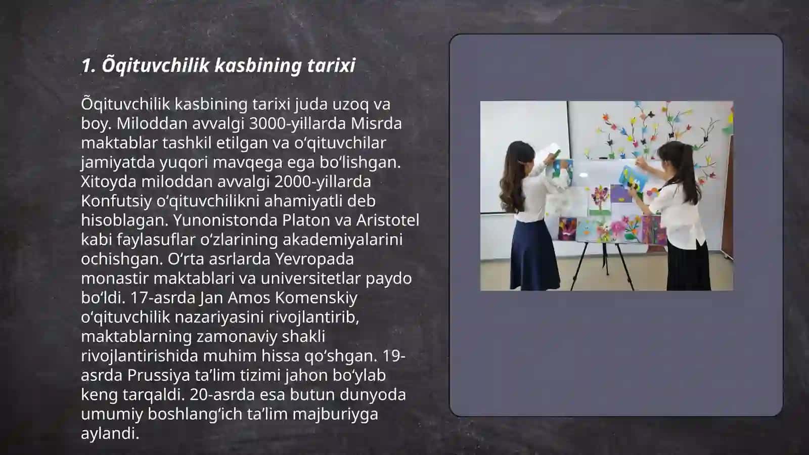 Mening kasbim-õqituvchi 3