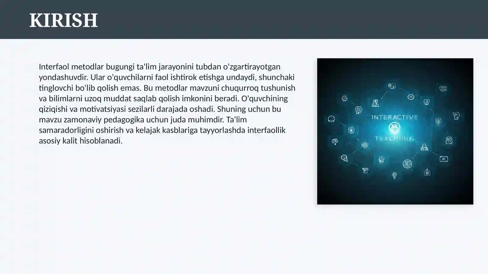 Pedagogik Psixologiya INTERFAOL METODLAR 3