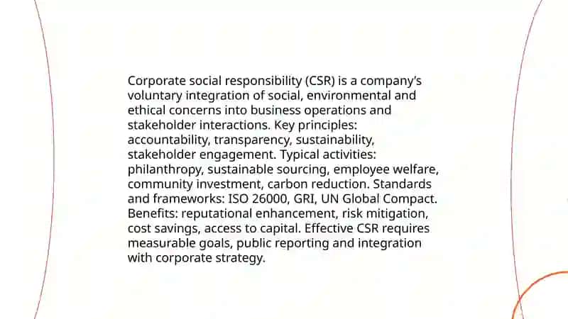 Corporate social responsibility (CSR) 3