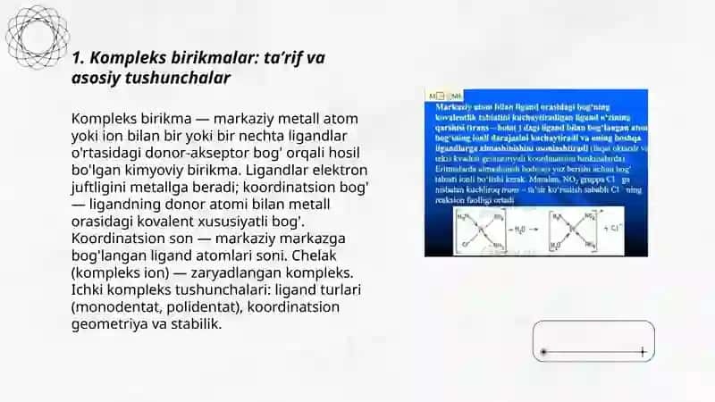 Kompleks birikmalar 3