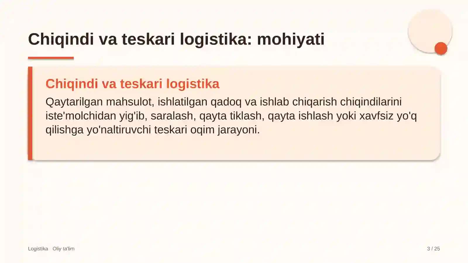 Gulchilikda chiqindilarni boshqarish va teskari logistika 3
