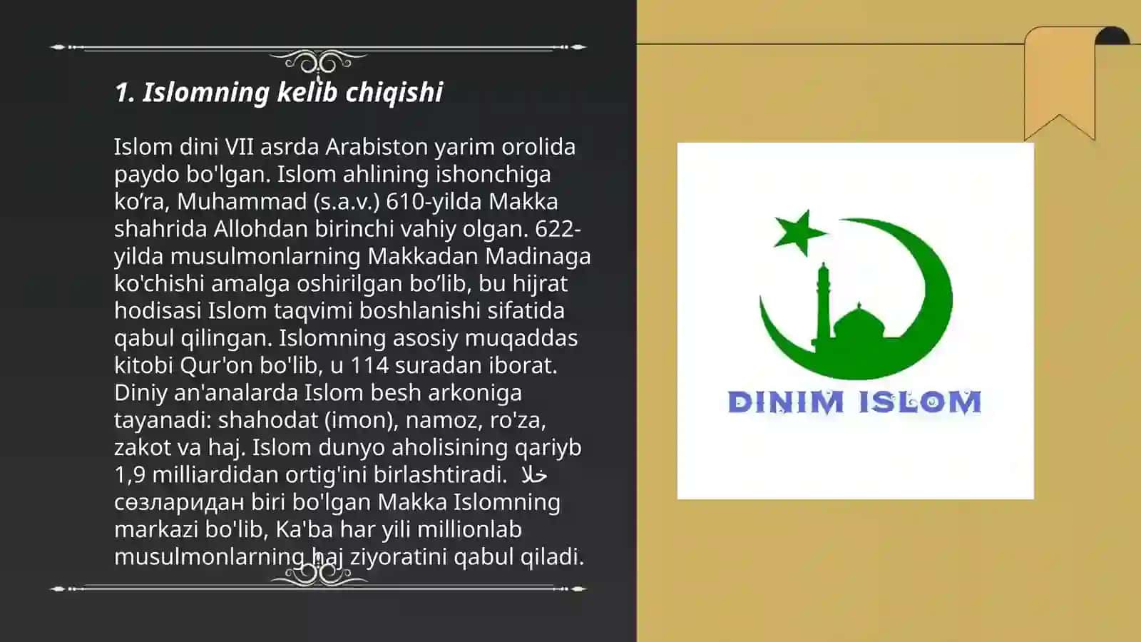 Islom dini tarixi va mohiyati 3
