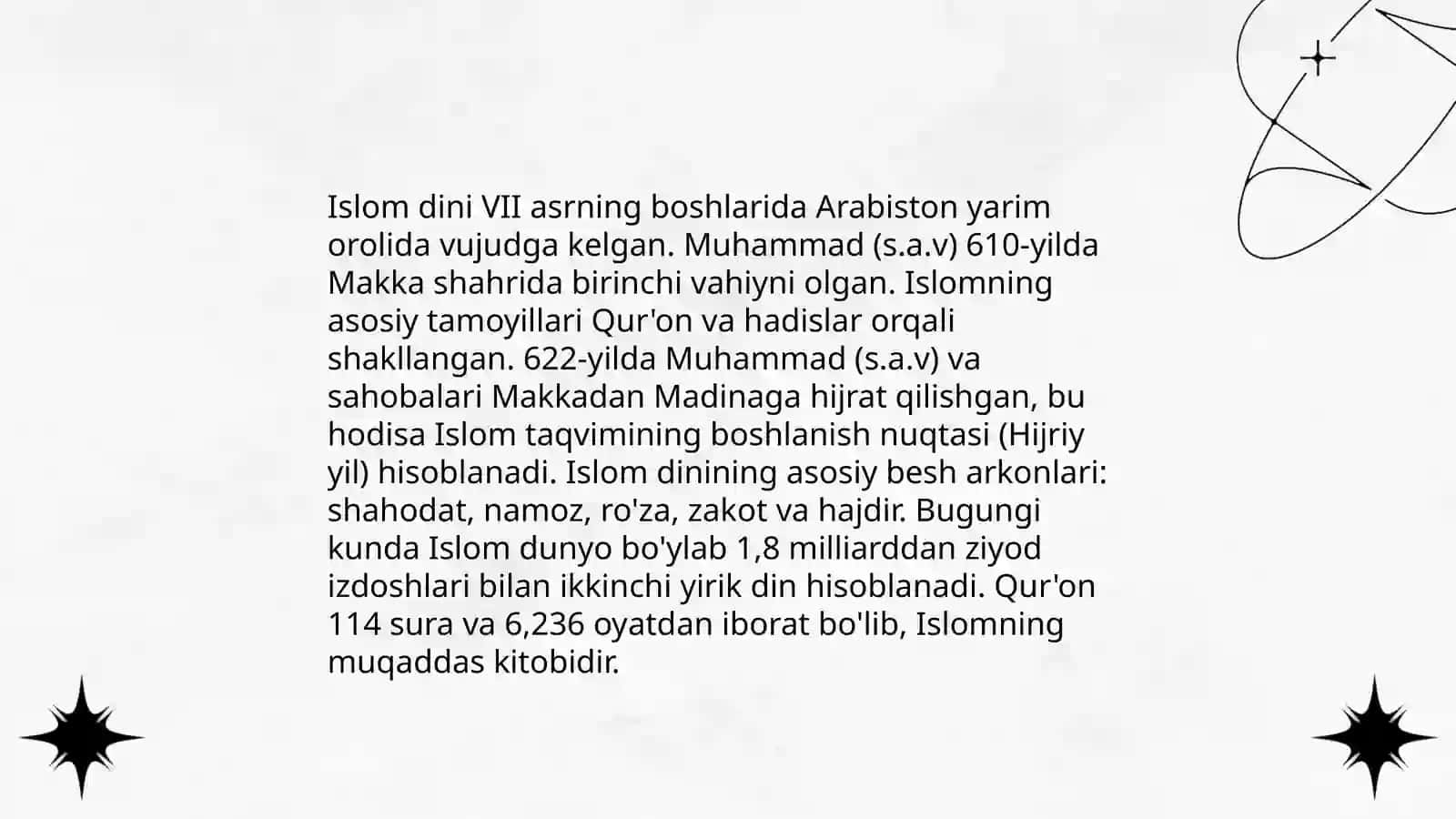 Muxtasar islom tarixi risolasi 3