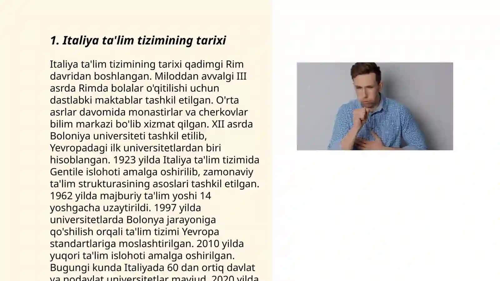 Italiya ta'lim tizimi 3